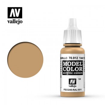 Vallejo Model Color Acrylic Paint Tan Yellow 70912